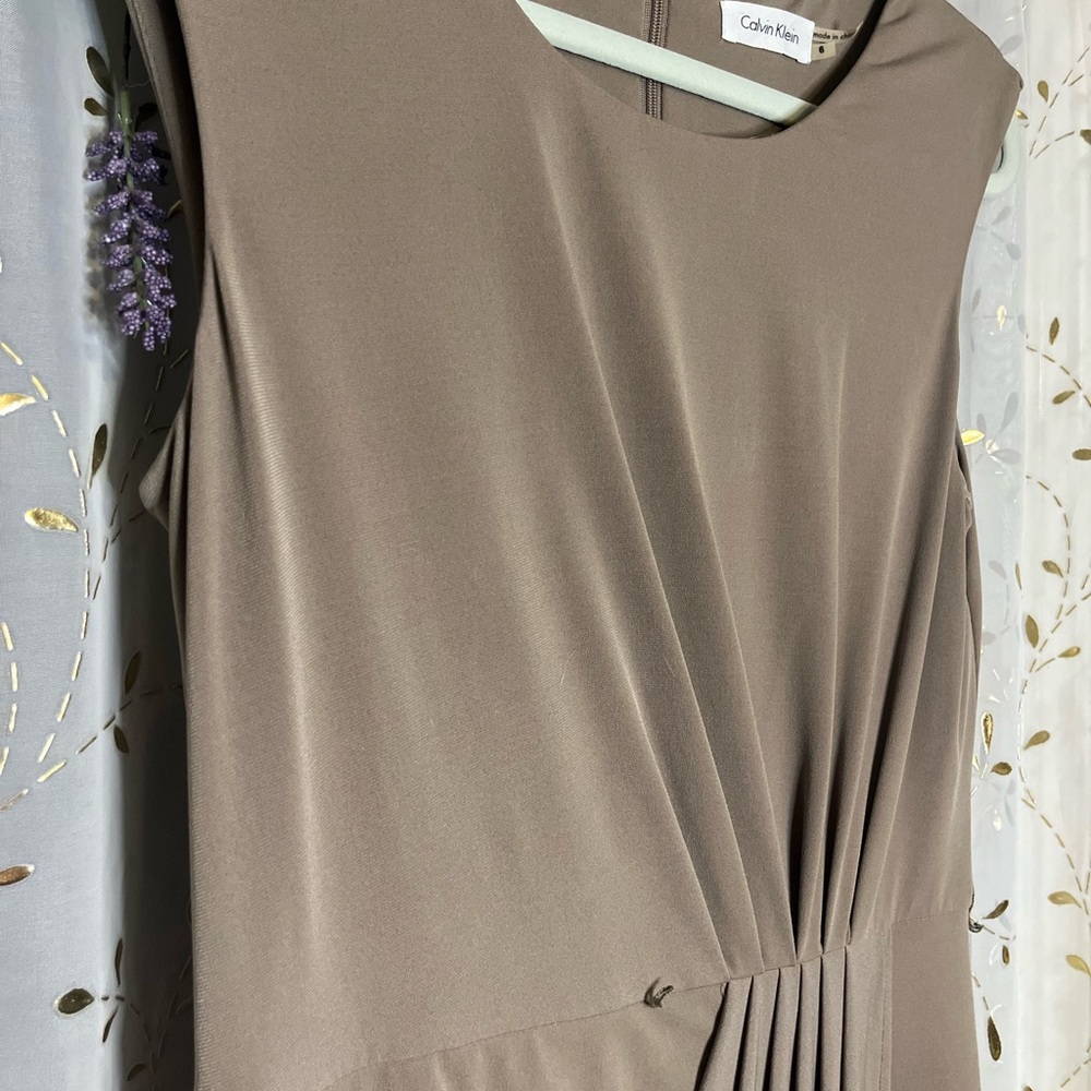 Calvin Klein Women's Tan Dress
